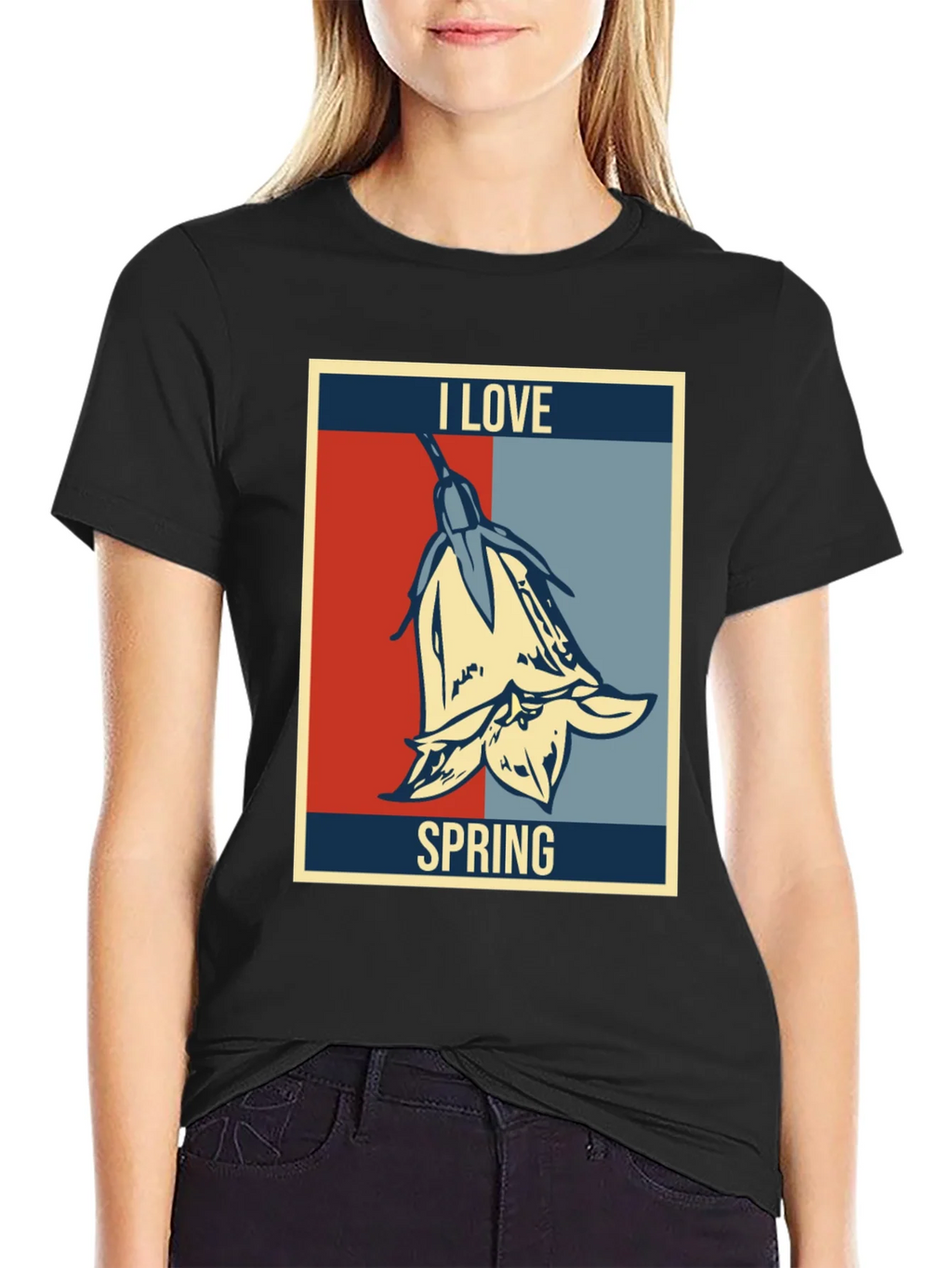 I Love Spring Graphic T-Shirt - Floral Design product image 2