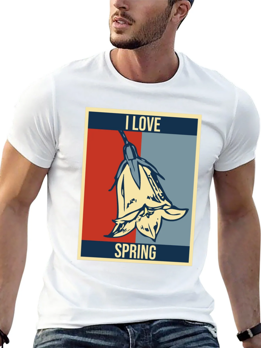 I Love Spring Graphic T-Shirt - Floral Design product image 8