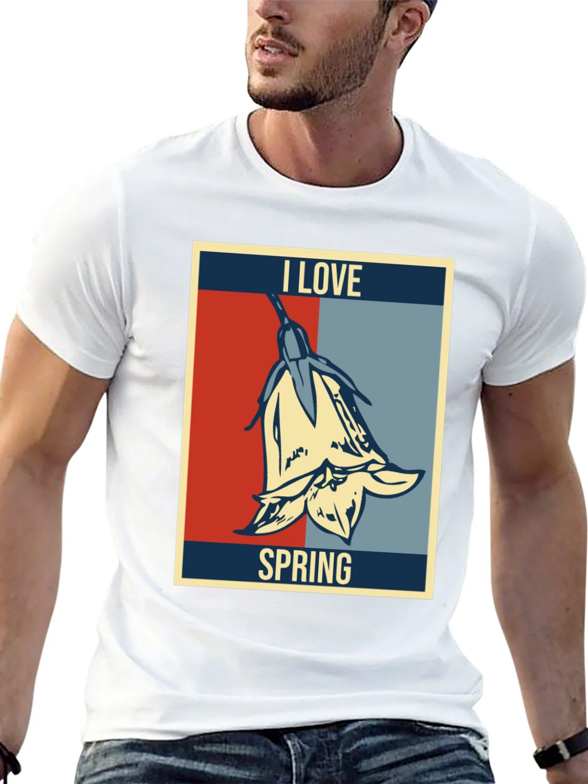 I Love Spring Graphic T-Shirt - Floral Design product image 8