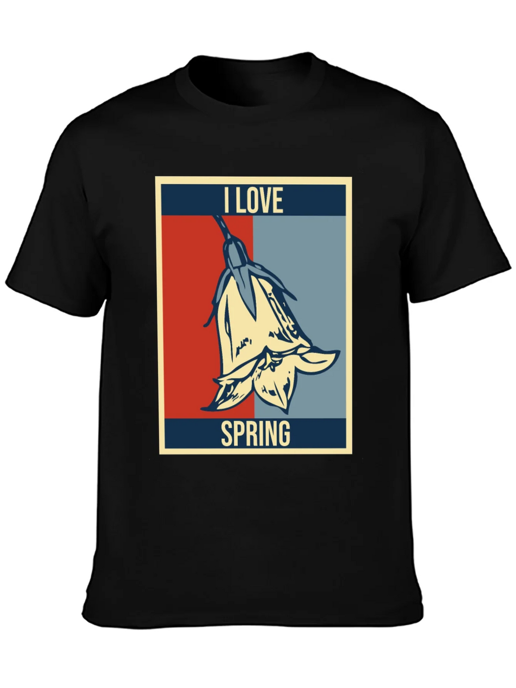 I Love Spring Graphic T-Shirt - Floral Design product image 3