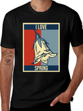 I Love Spring Graphic T-Shirt - Floral Design product image 1