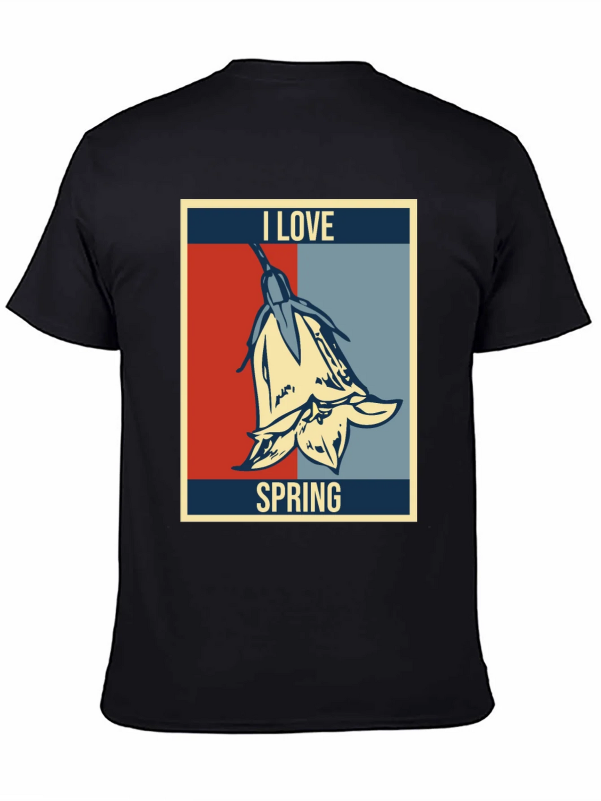 I Love Spring Graphic T-Shirt - Floral Design product image 4