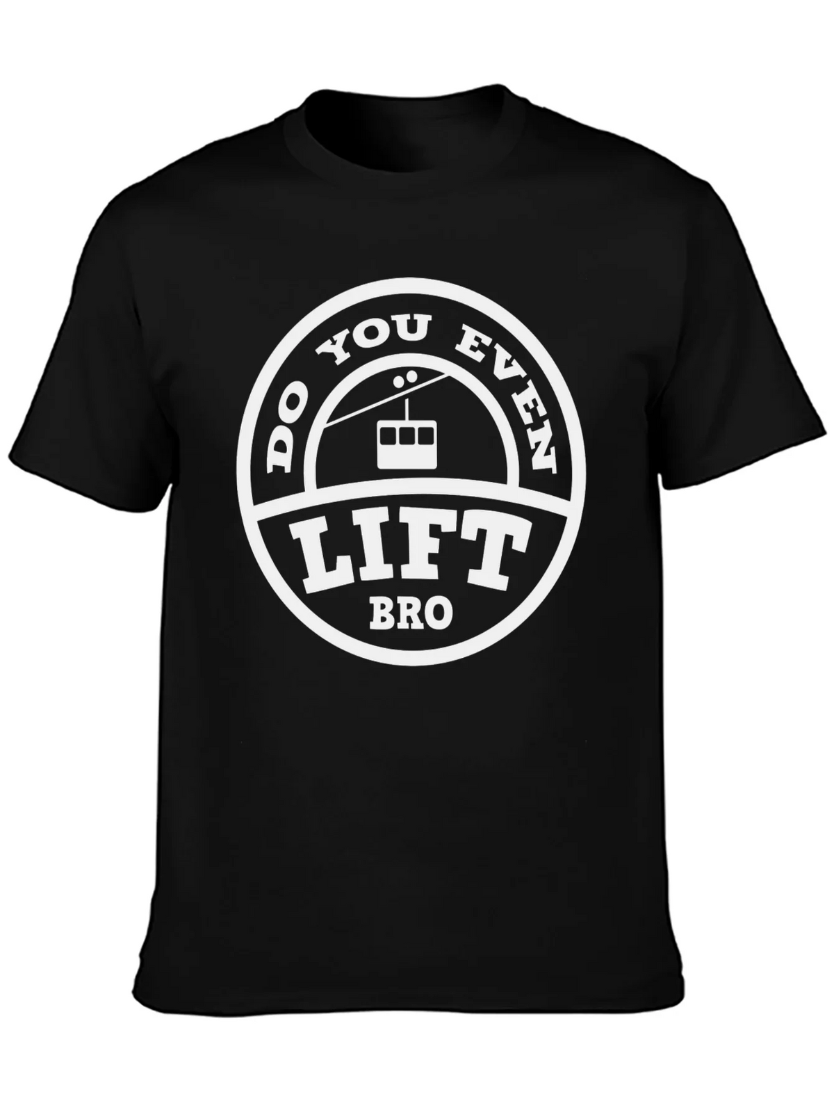 Do You Even Lift Bro Black T-Shirt product image 3