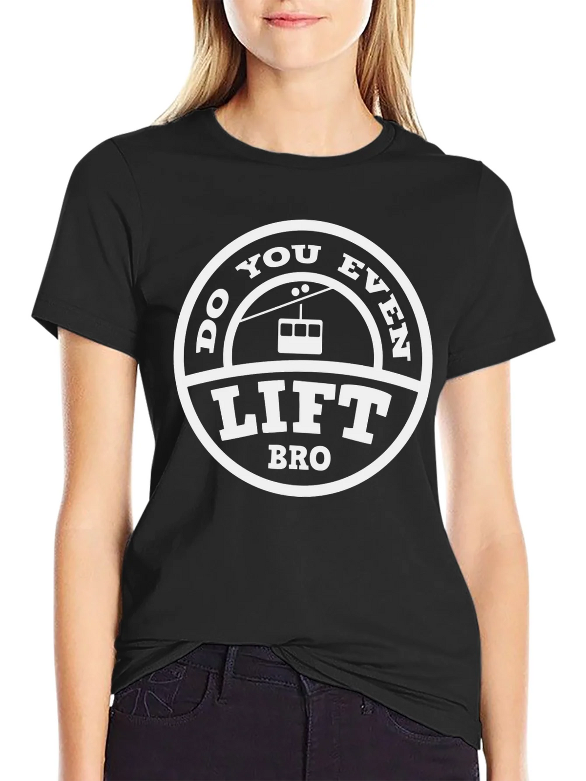 Do You Even Lift Bro Black T-Shirt product image 2