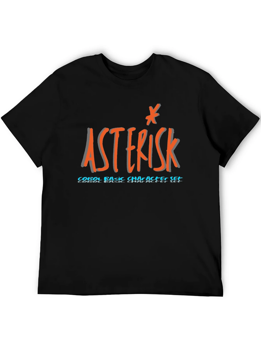 Asterisk COBOL T-Shirt - Basic Character Set Programmer Tee product image 5