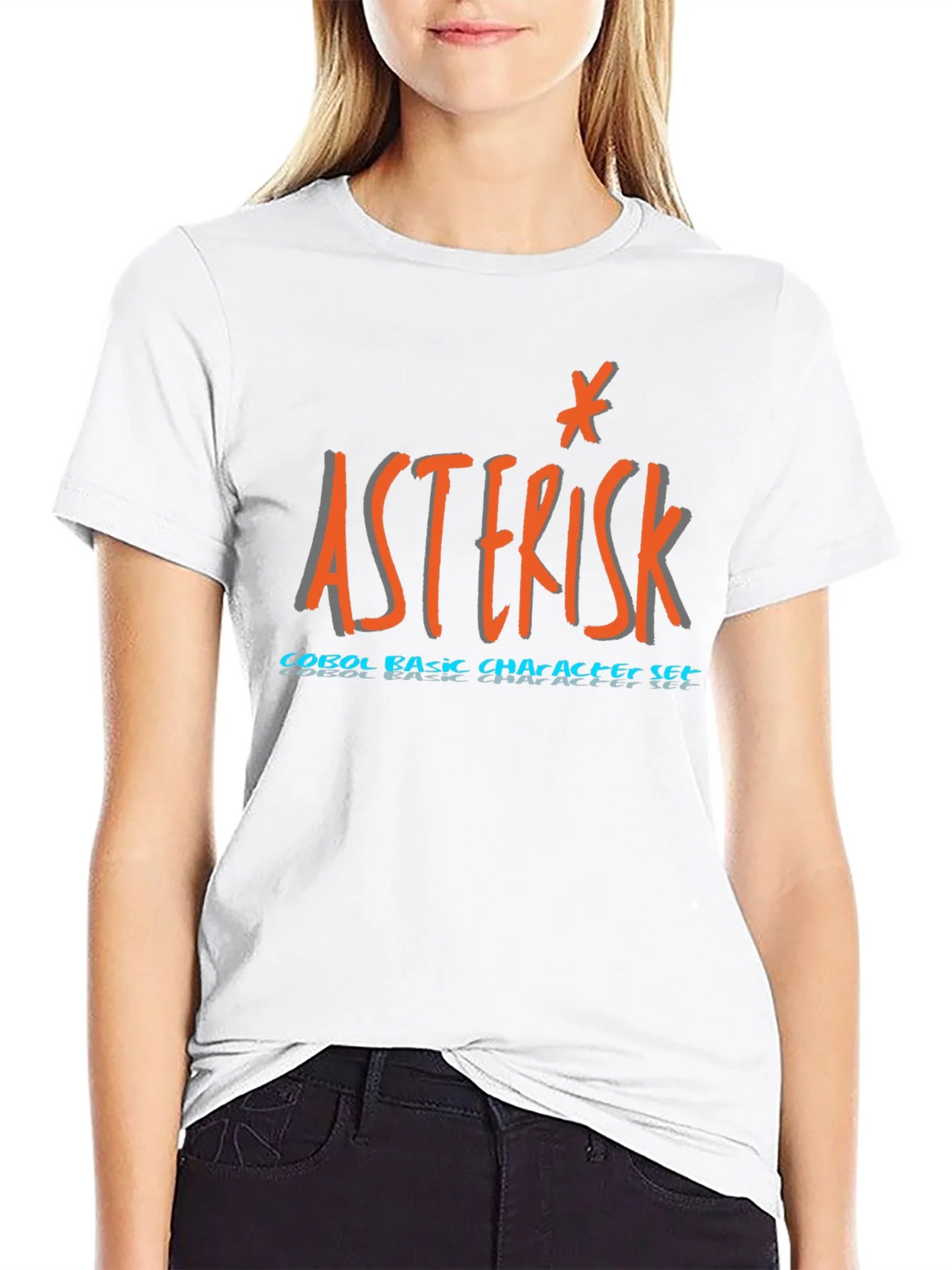 Asterisk COBOL T-Shirt - Basic Character Set Programmer Tee product image 8