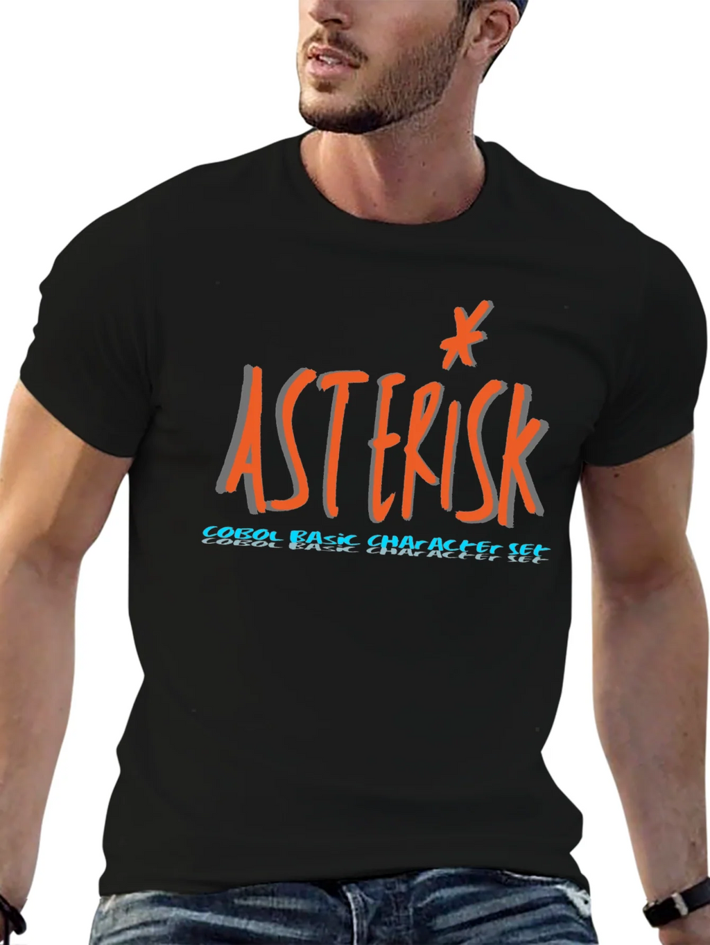 Asterisk COBOL T-Shirt - Basic Character Set Programmer Tee product image 6