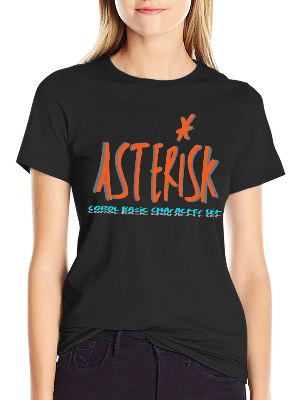 Asterisk COBOL T-Shirt - Basic Character Set Programmer Tee product image 2