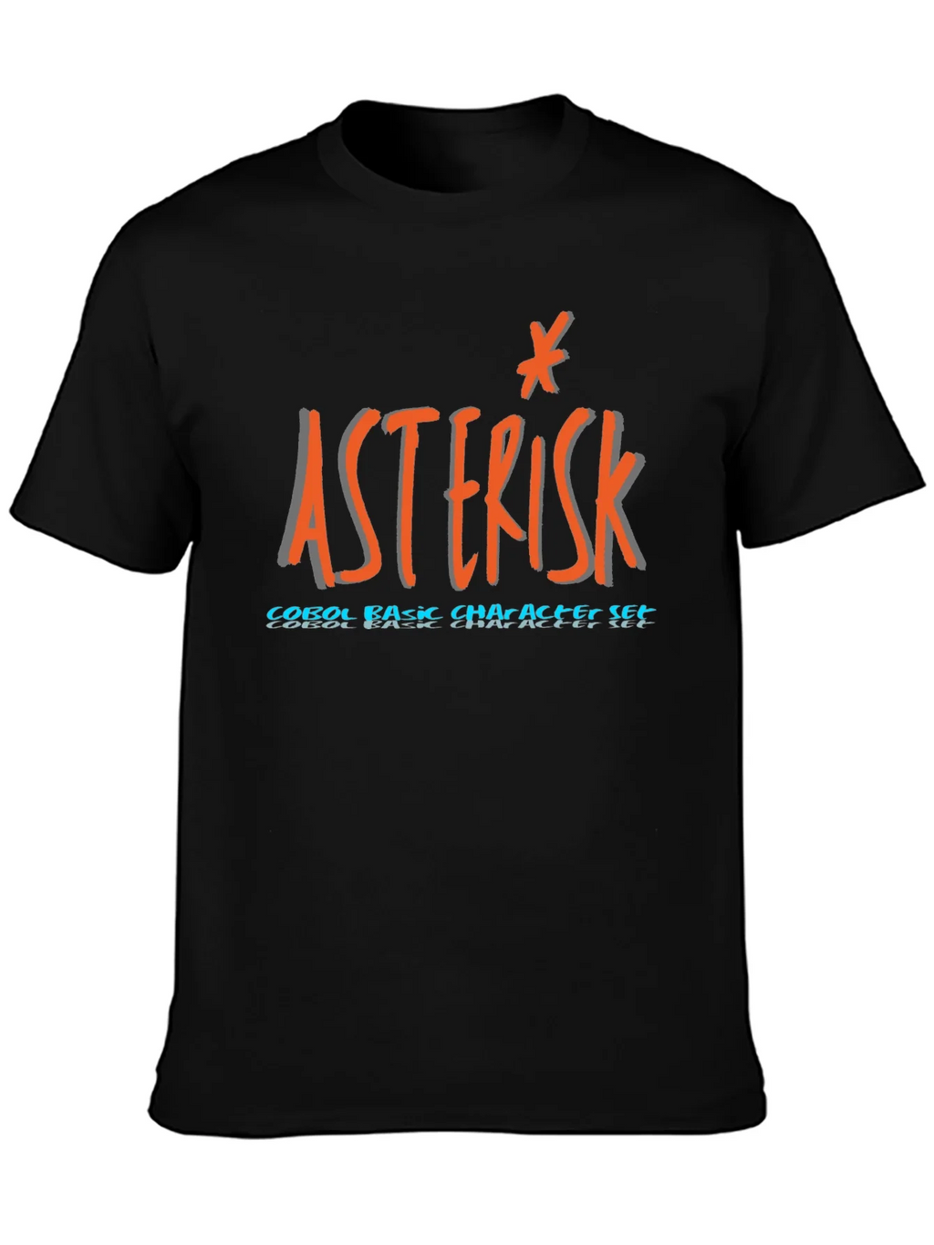Asterisk COBOL T-Shirt - Basic Character Set Programmer Tee product image 3