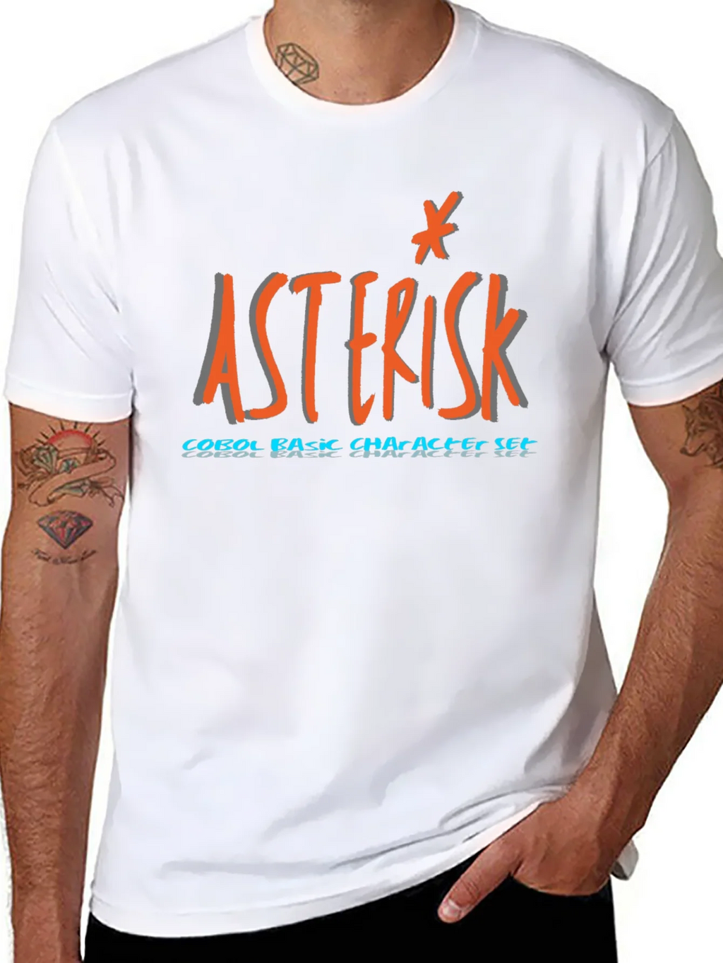 Asterisk COBOL T-Shirt - Basic Character Set Programmer Tee product image 7