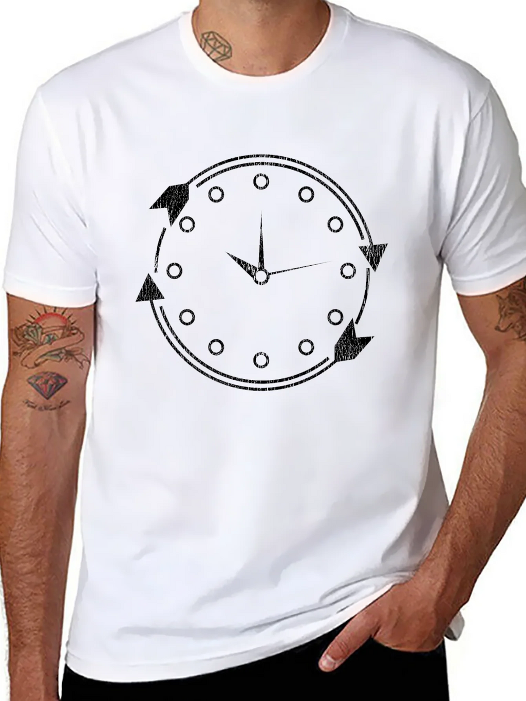 Time Flies T-Shirt - Classic Black Tee product image 7