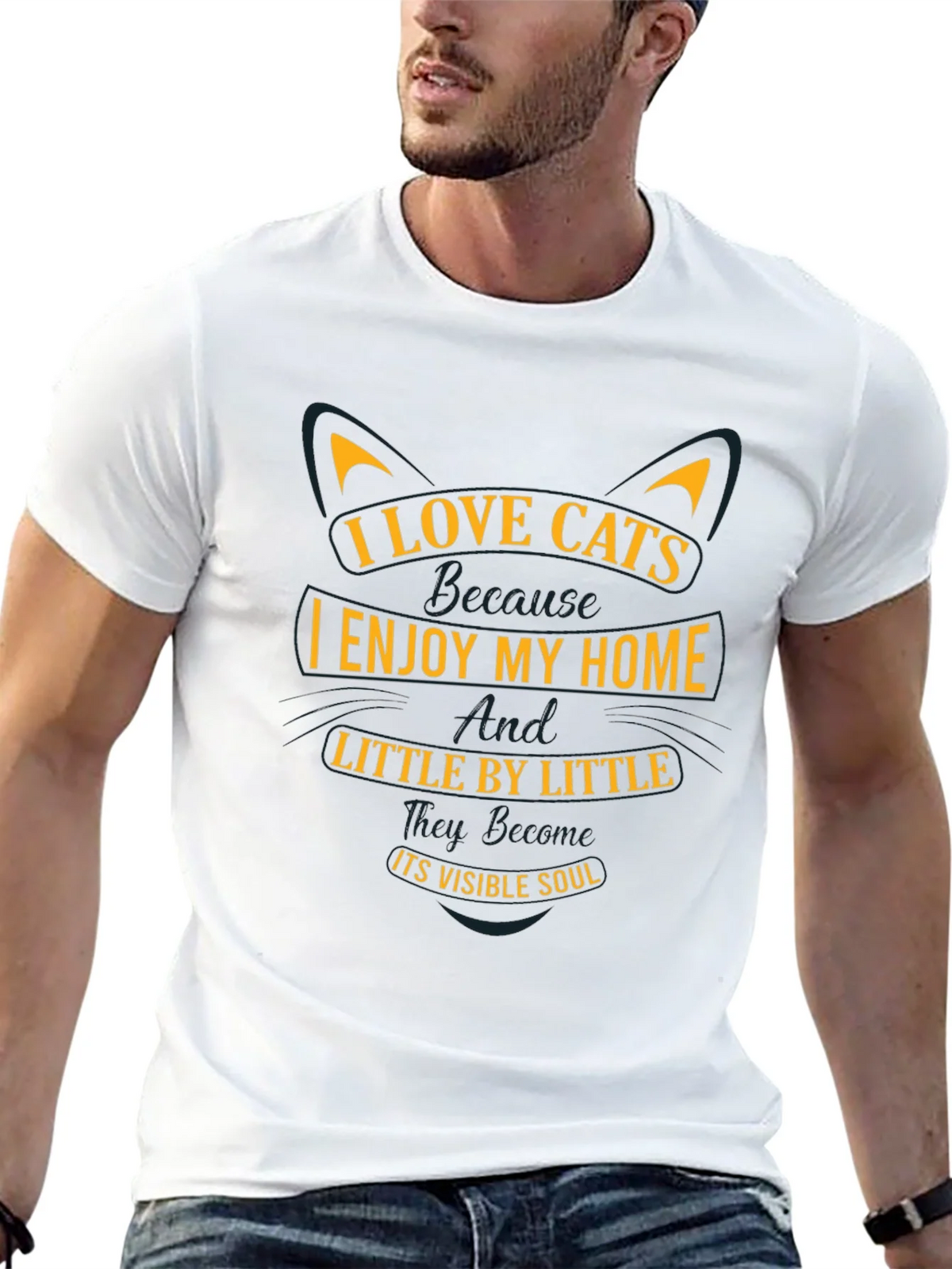 I Love Cats T-Shirt product image 9