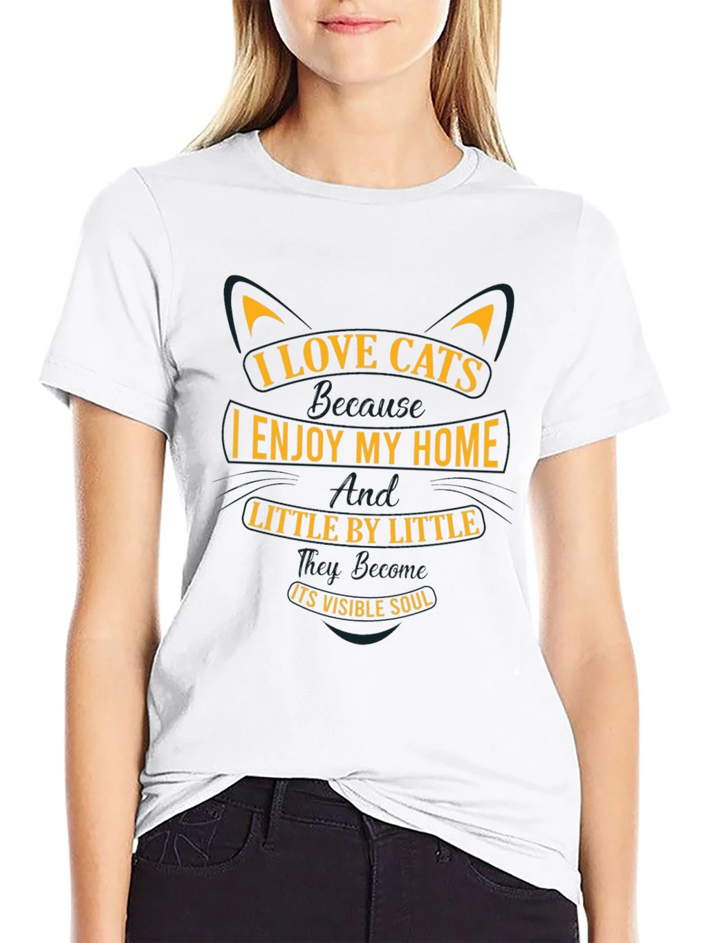 I Love Cats T-Shirt product image 6