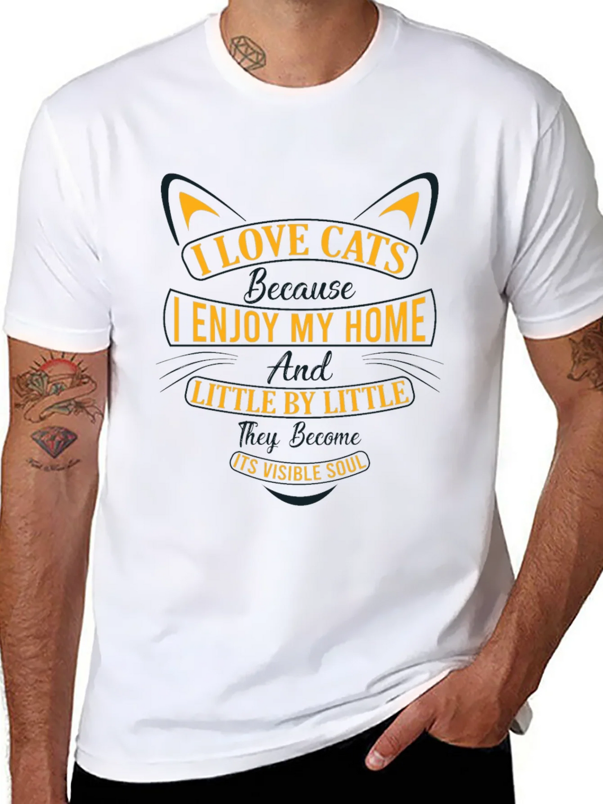 I Love Cats T-Shirt product image 5