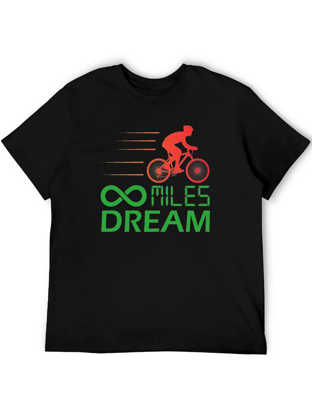 Miles Dream Cycling T-Shirt - Black Cotton Tee product image 4