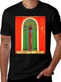 Artistic Window Graphic Tee - Unique Style product image 1