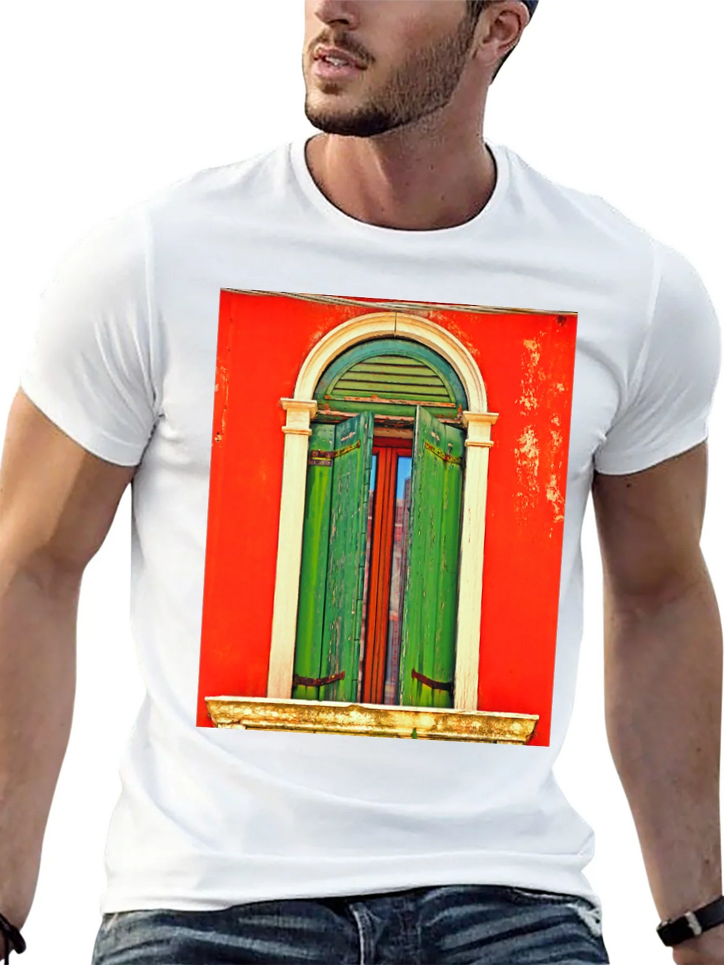 Artistic Window Graphic Tee - Unique Style product image 11
