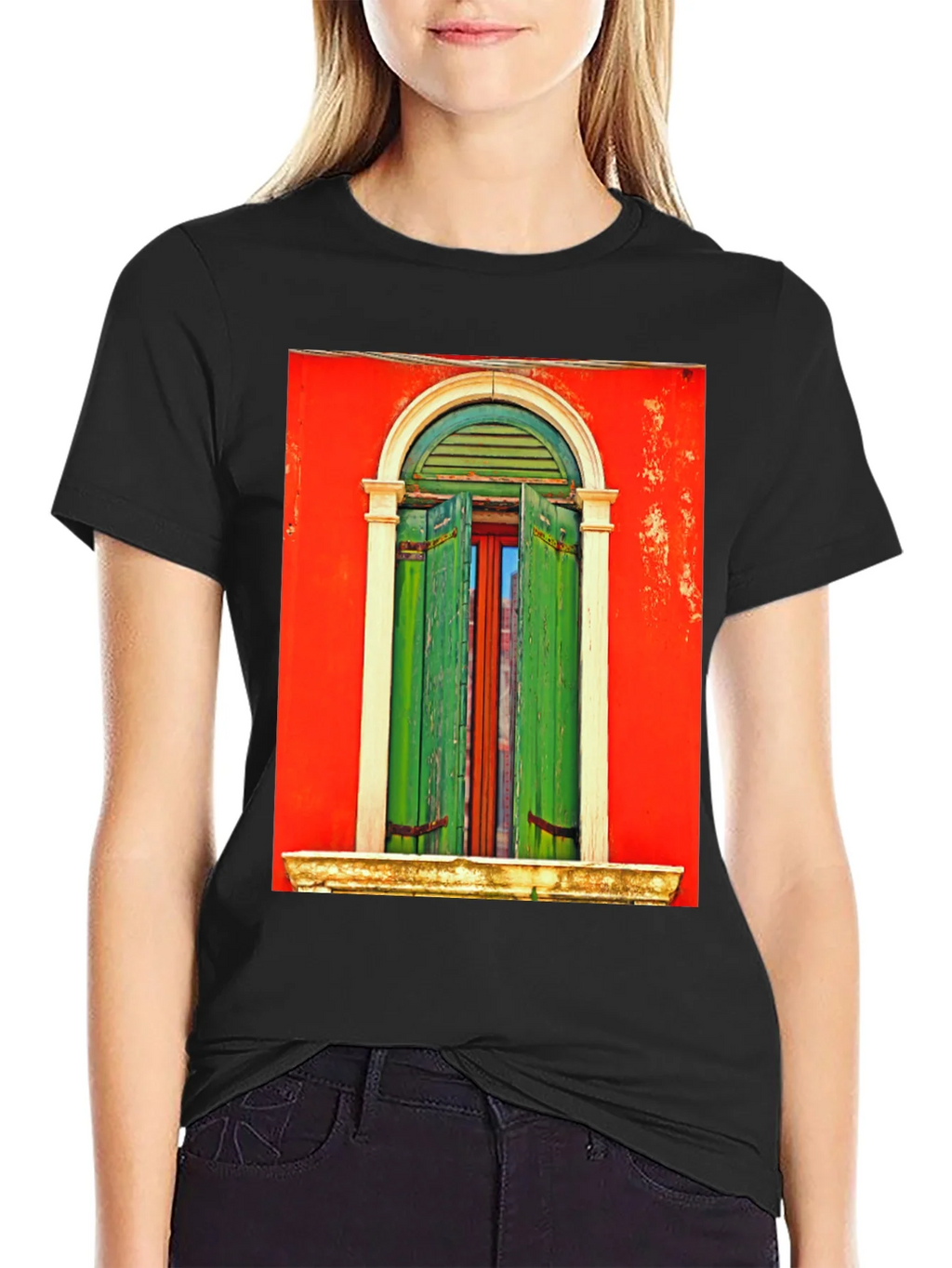 Artistic Window Graphic Tee - Unique Style product image 2
