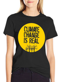 Climate Change Is Real Graphic Tee product image 1