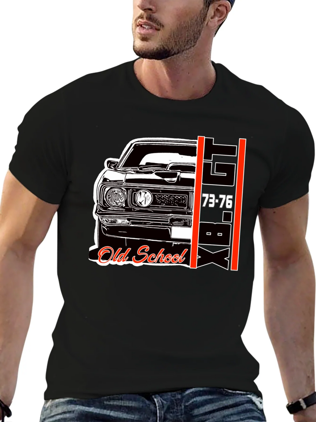 Old School Car Graphic Tee - XB GT 73-76 Black T-Shirt product image 6