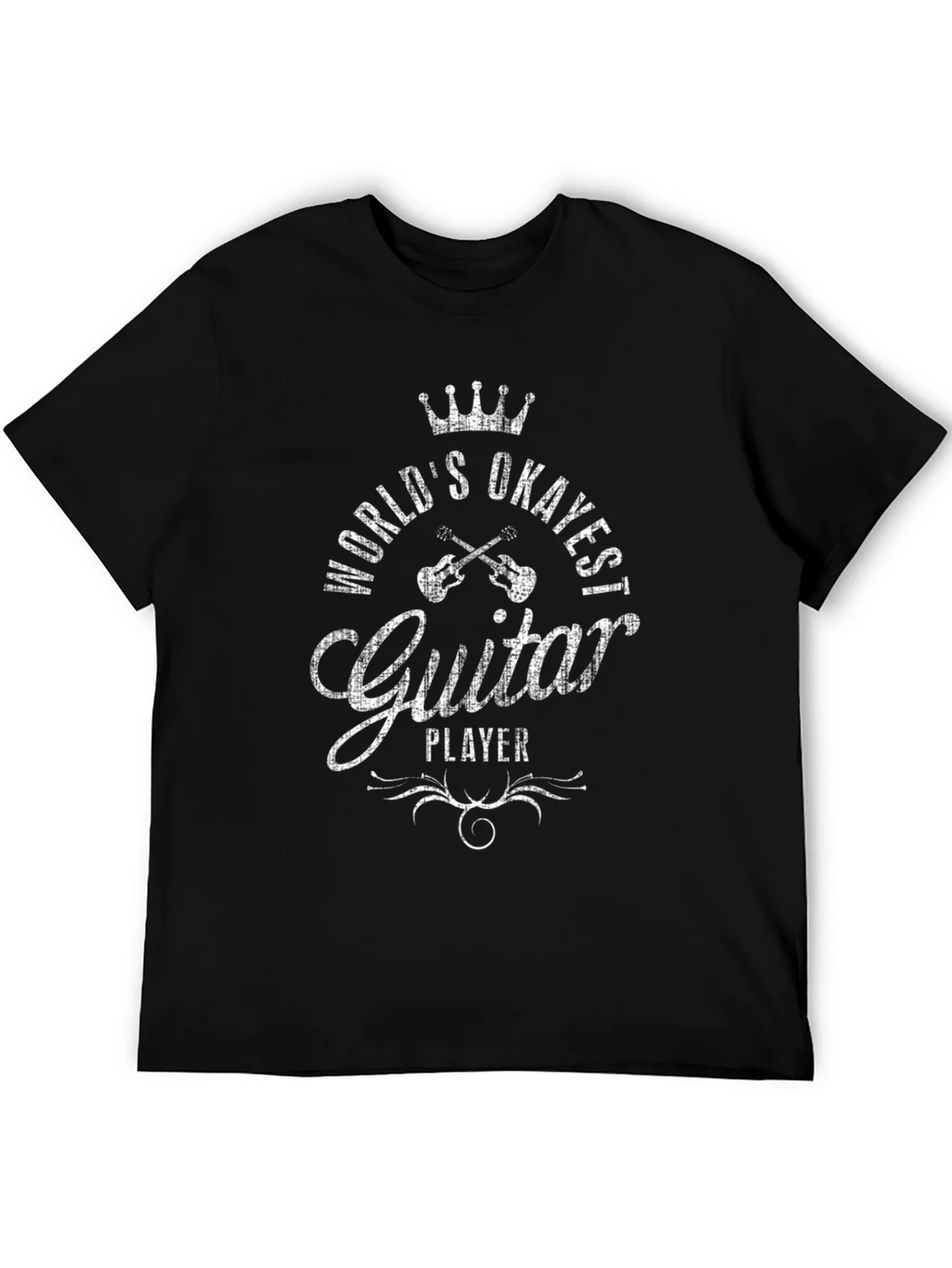 Worlds Okayest Guitar Player Graphic T-Shirt product image 3