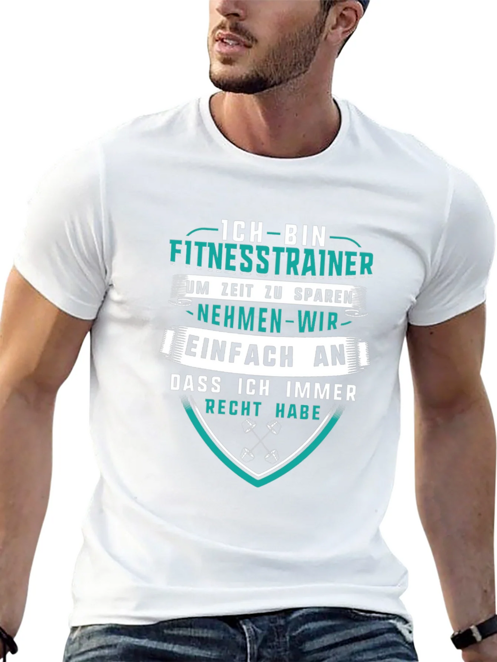 Fitness Trainer T-Shirt - German Humor Tee product image 11