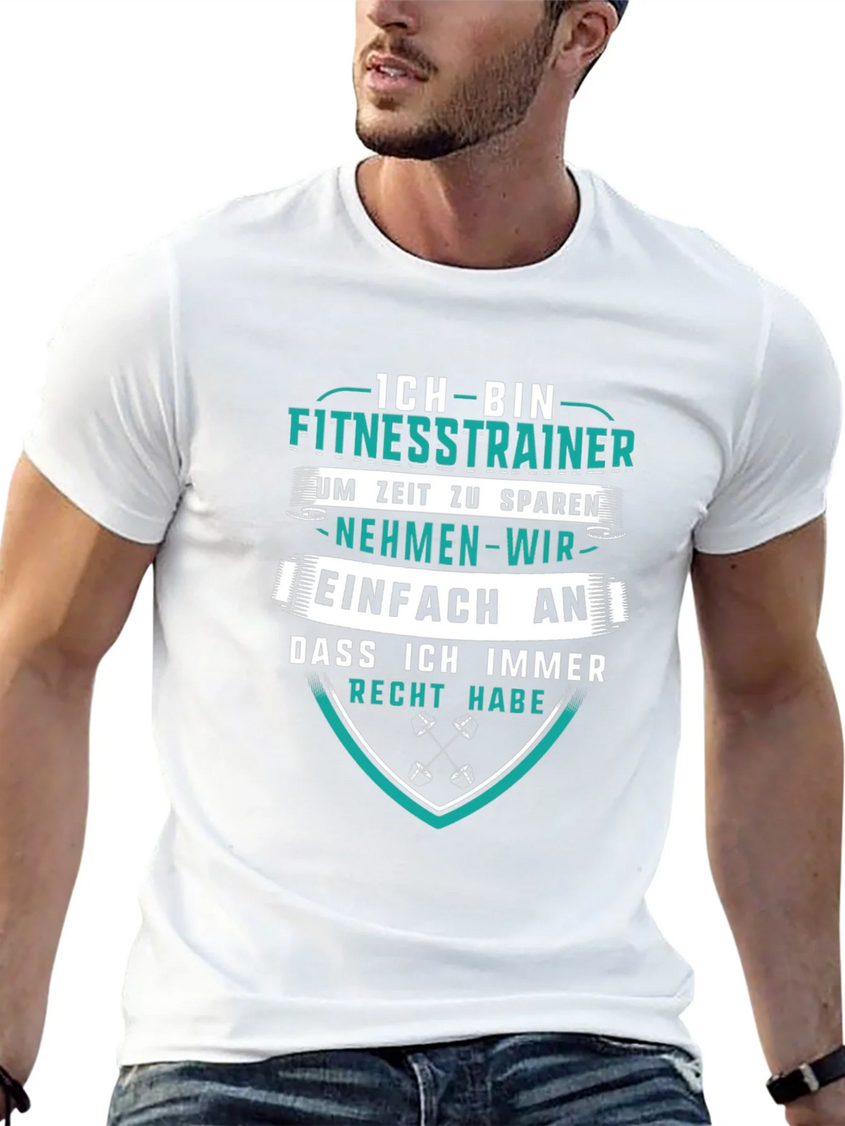 Fitness Trainer T-Shirt - German Humor Tee product image 11