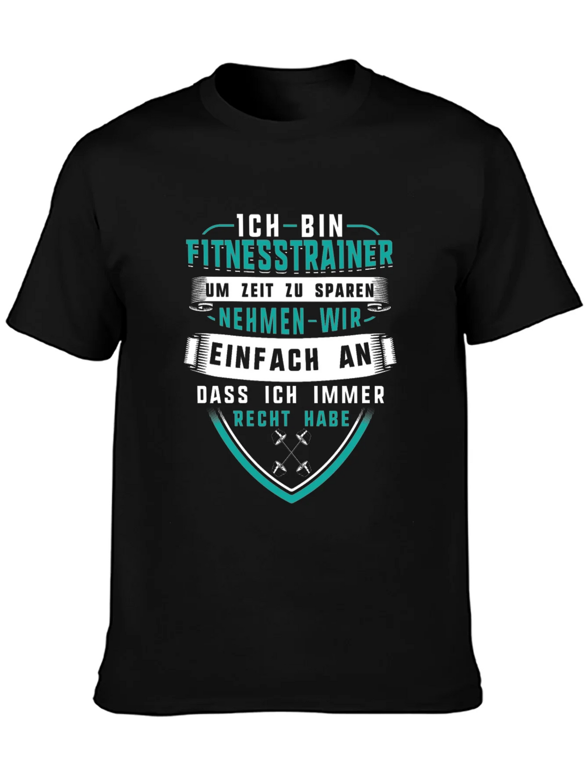 Fitness Trainer T-Shirt - German Humor Tee product image 3
