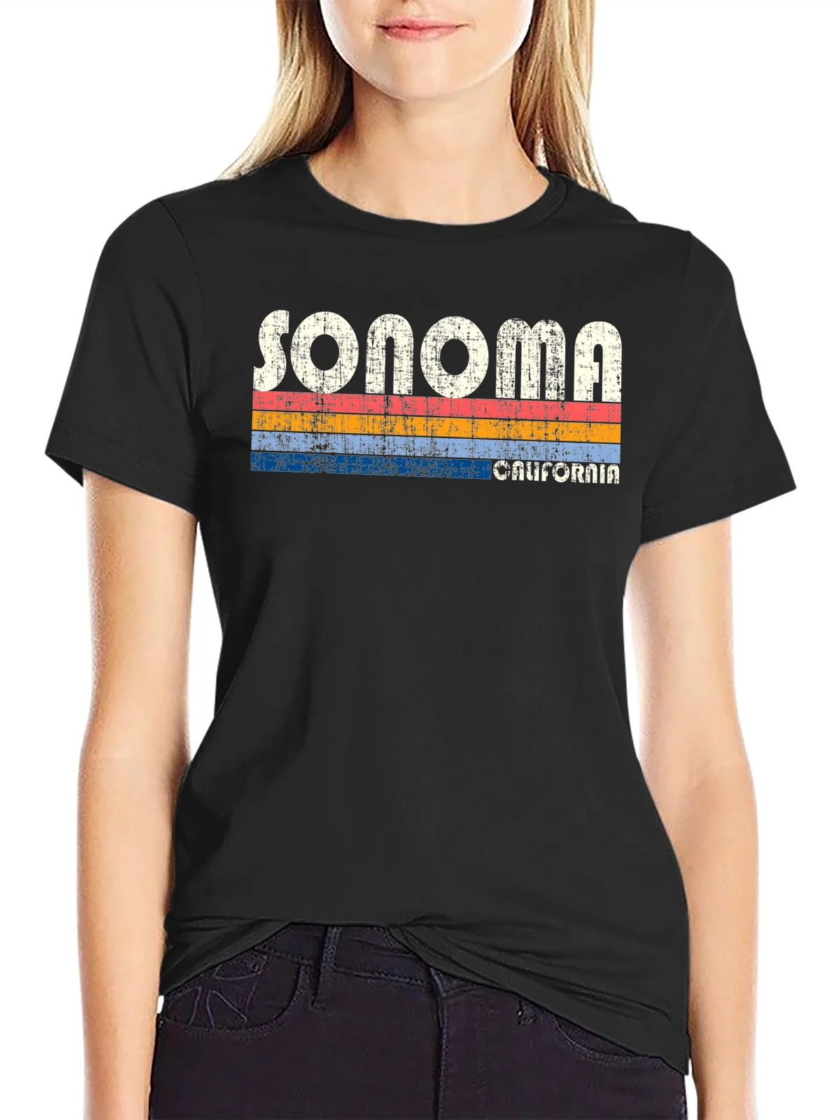 Sonoma California Retro Style T-Shirt product image 2