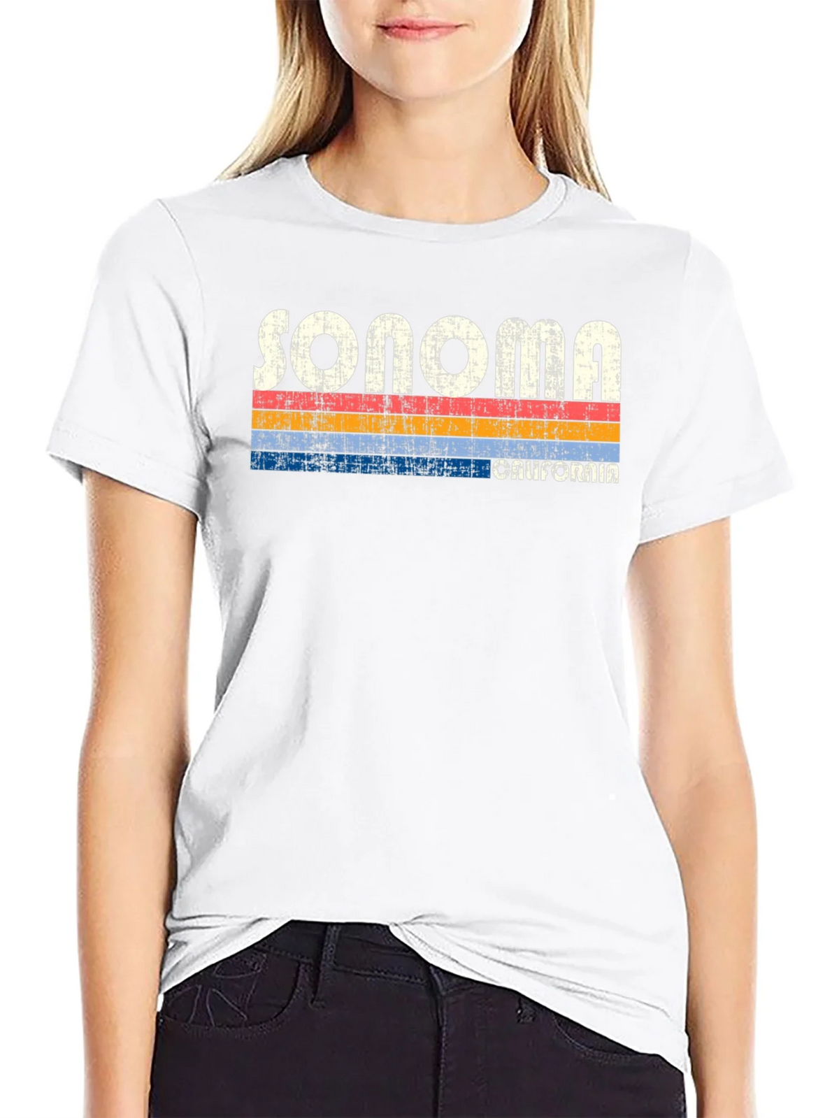 Sonoma California Retro Style T-Shirt product image 8