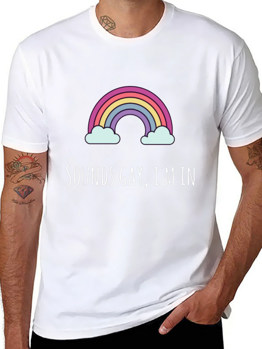 Sounds Gay Im In Graphic Tee product image 5