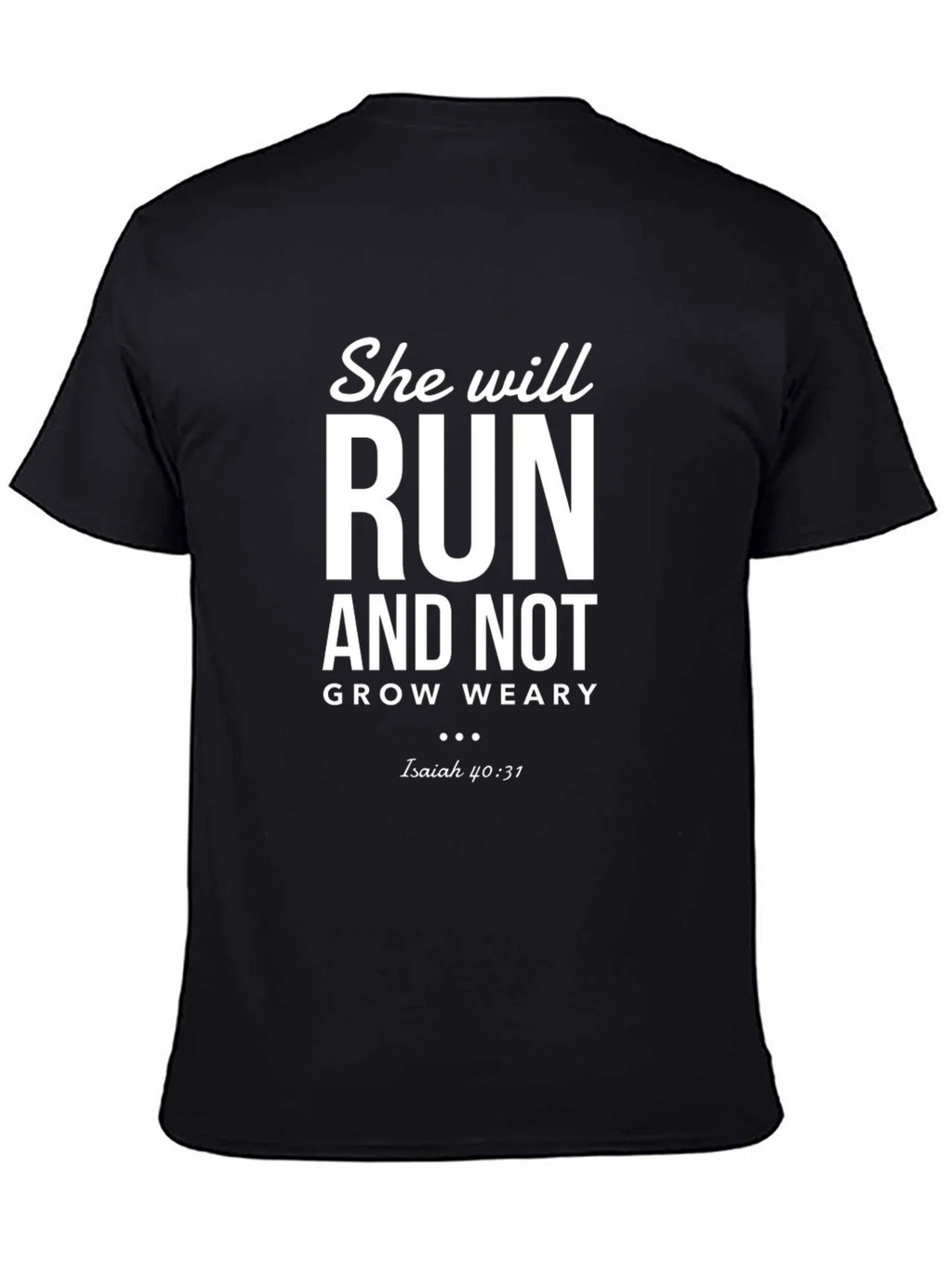 She Will Run Christian T-Shirt product image 4