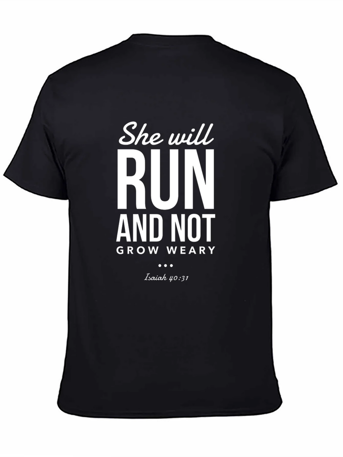 She Will Run Christian T-Shirt product image 4
