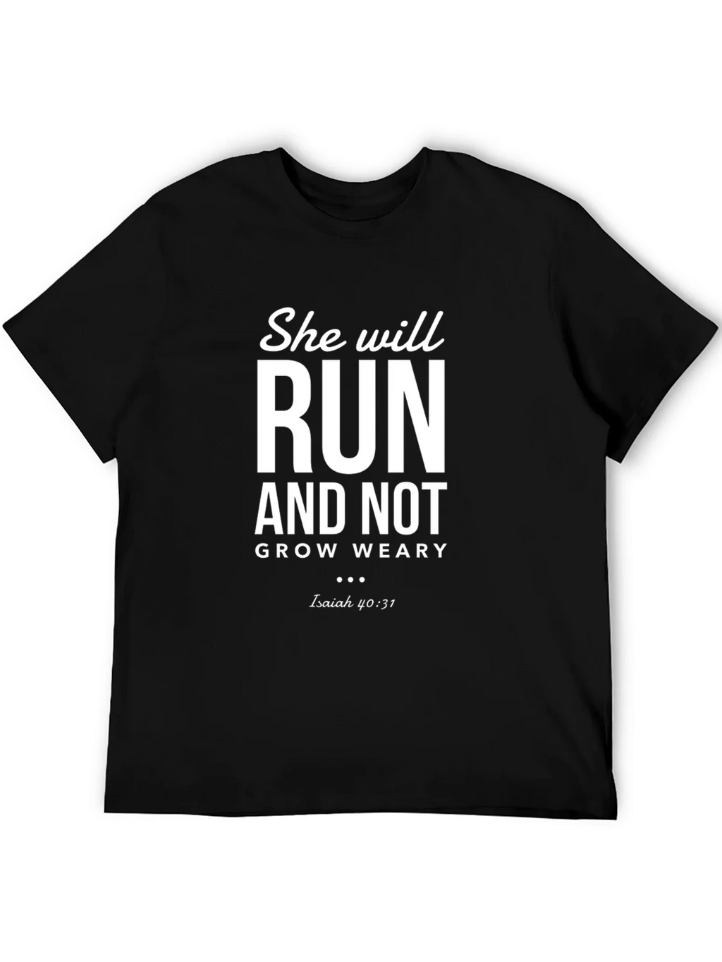 She Will Run Christian T-Shirt product image 5