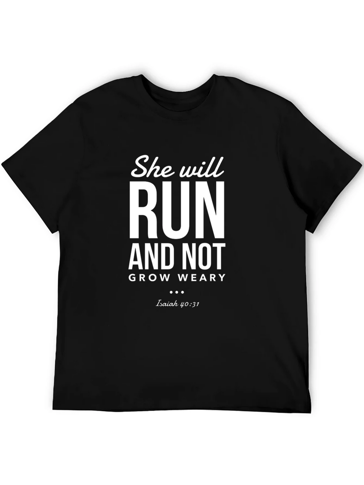 She Will Run Christian T-Shirt product image 5