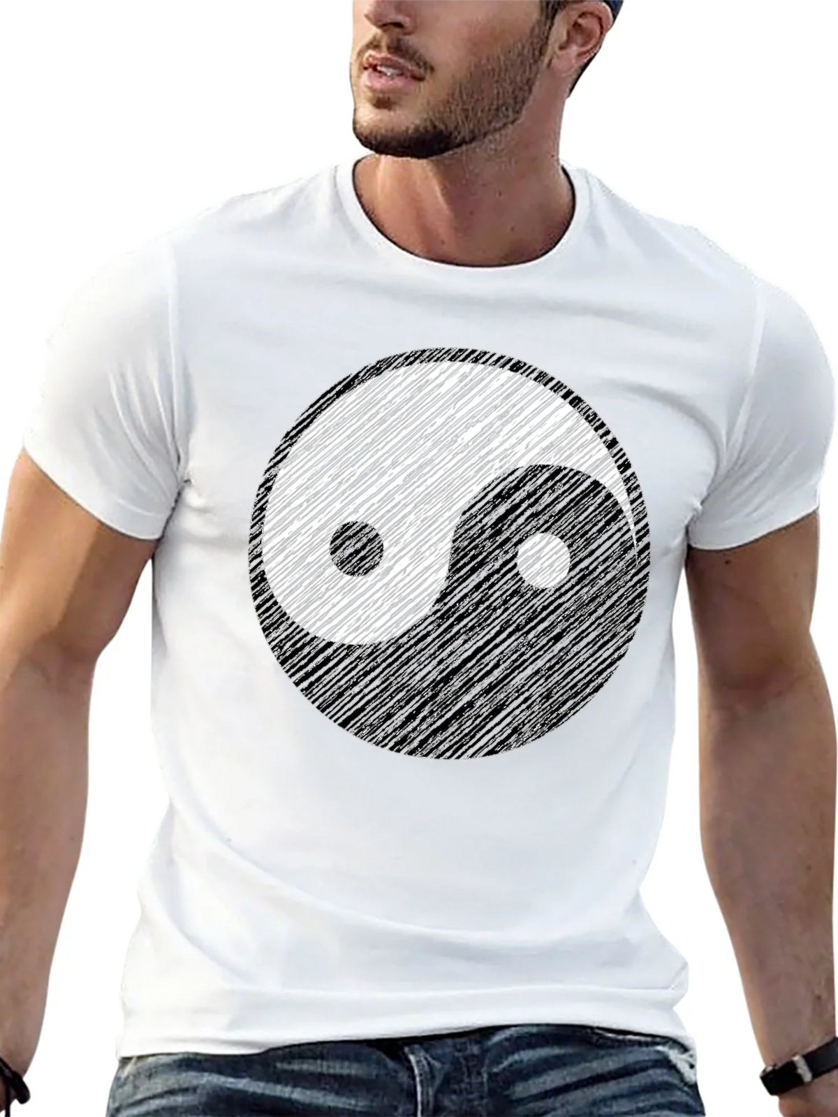 Yin Yang Graphic Tee - Balance and Style product image 12