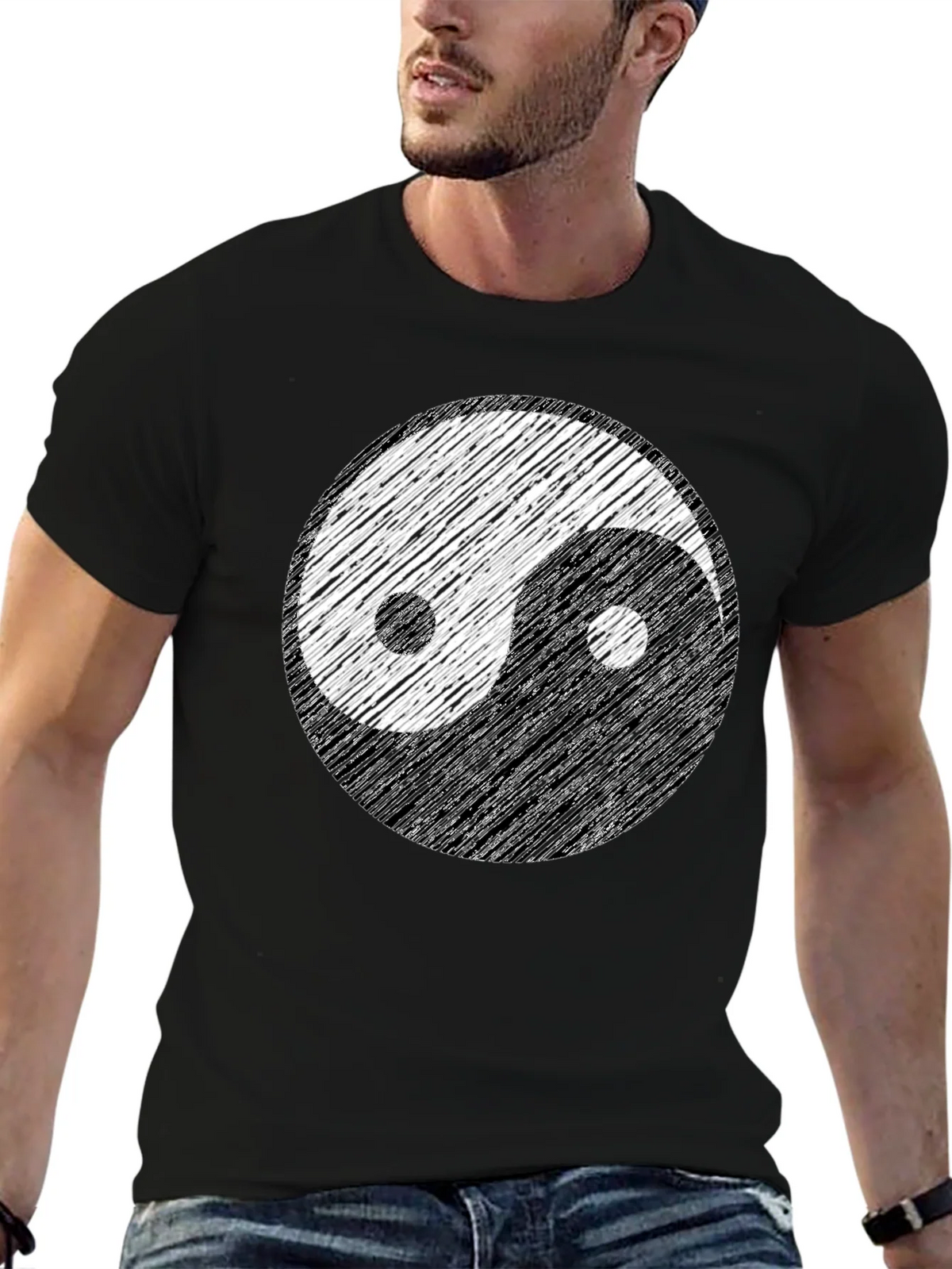 Yin Yang Graphic Tee - Balance and Style product image 6
