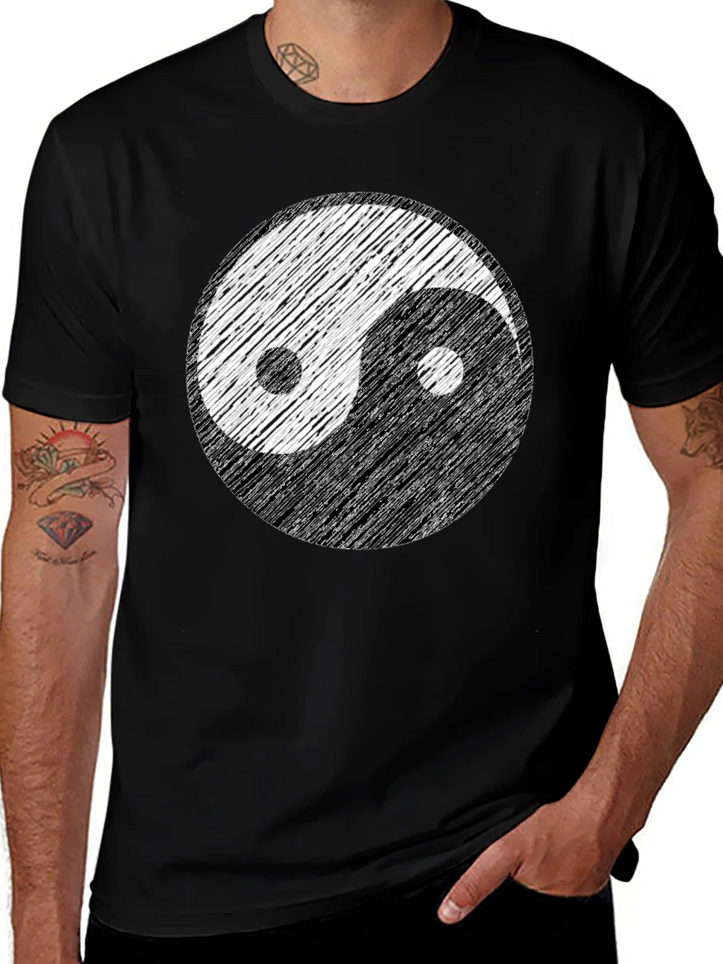 Yin Yang Graphic Tee - Balance and Style product image 1