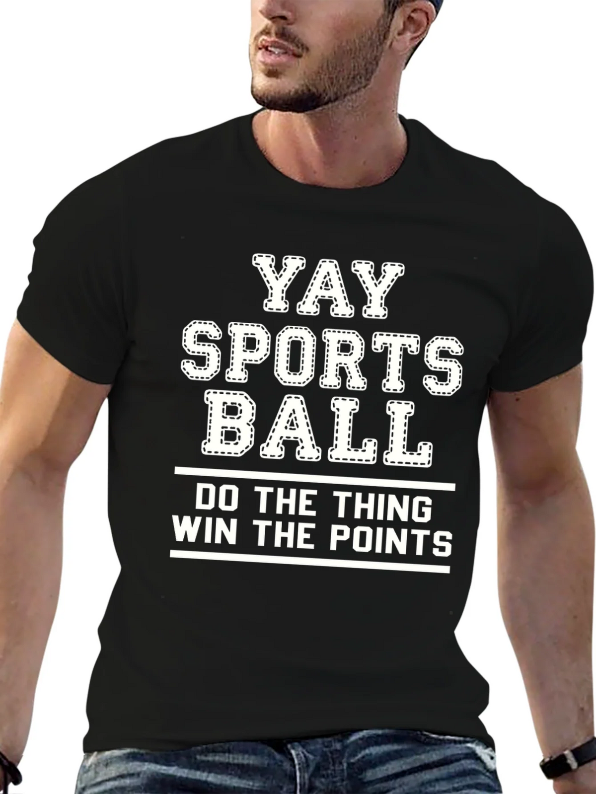 Yay Sports Ball Graphic T-Shirt product image 6