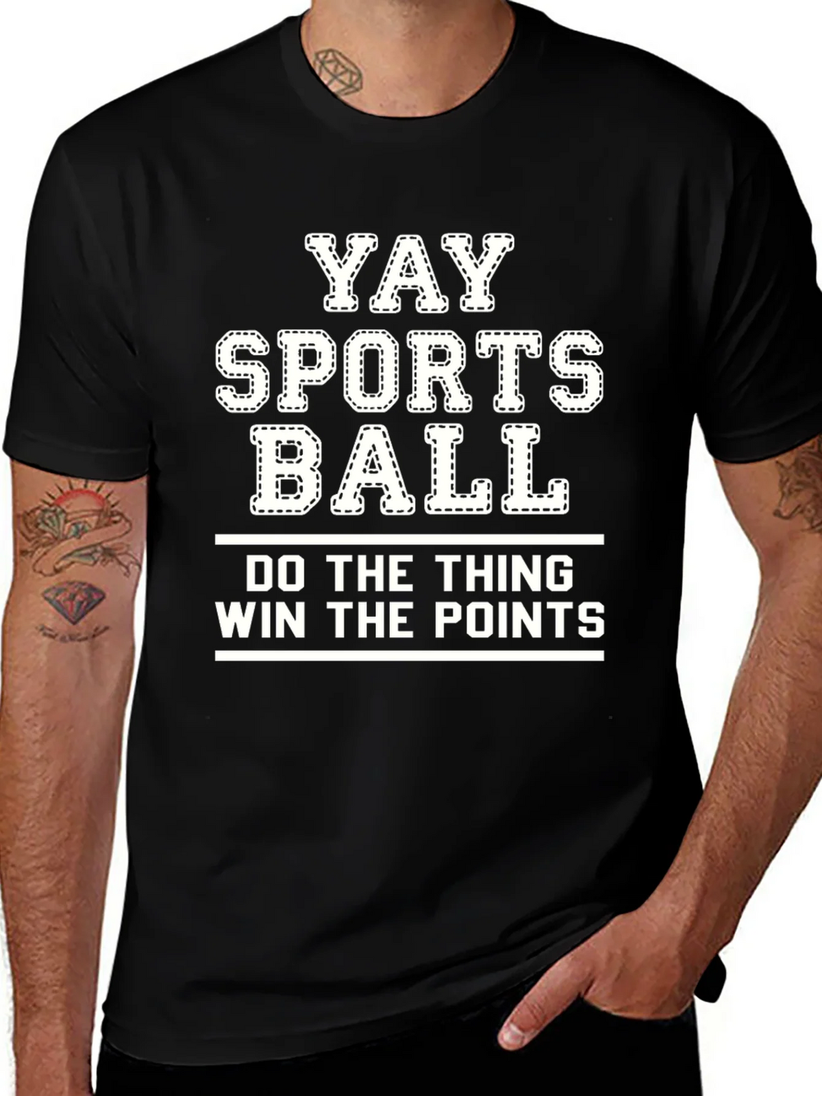 Yay Sports Ball Graphic T-Shirt product image 1