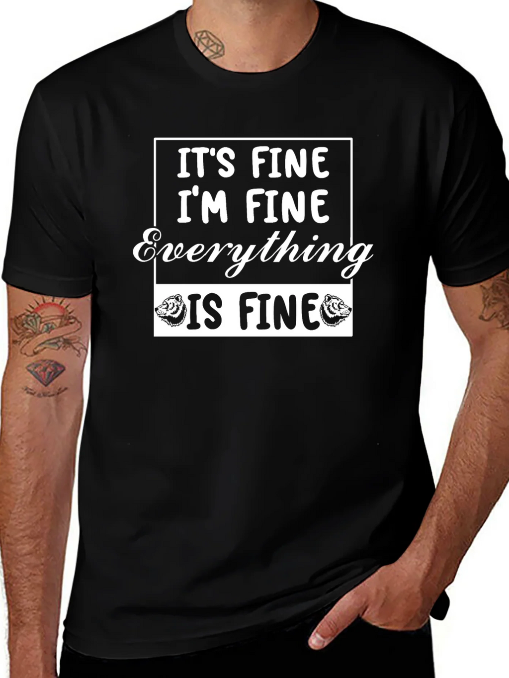 Its Fine Im Everything Is T-Shirt product image 1