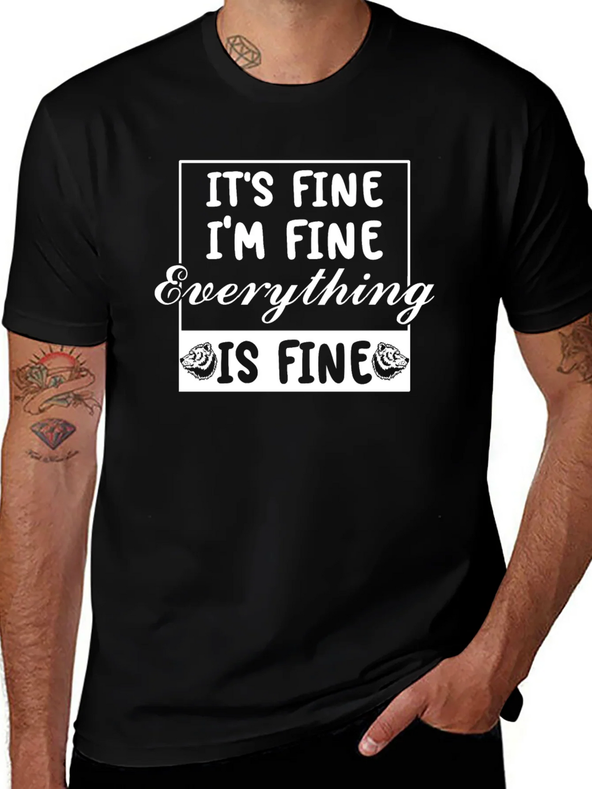 Its Fine Im Everything Is T-Shirt product image 1