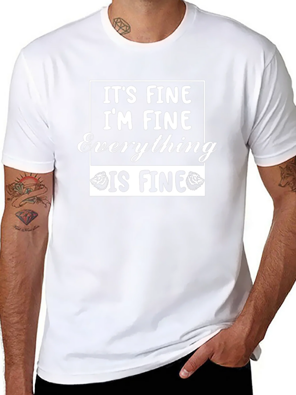 Its Fine Im Everything Is T-Shirt product image 7