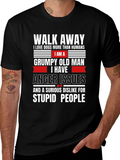 Grumpy Old Man Dog Lover T-Shirt product image 1