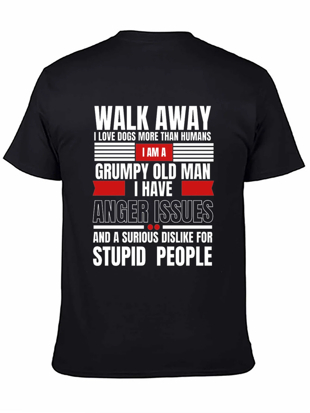 Grumpy Old Man Dog Lover T-Shirt product image 3