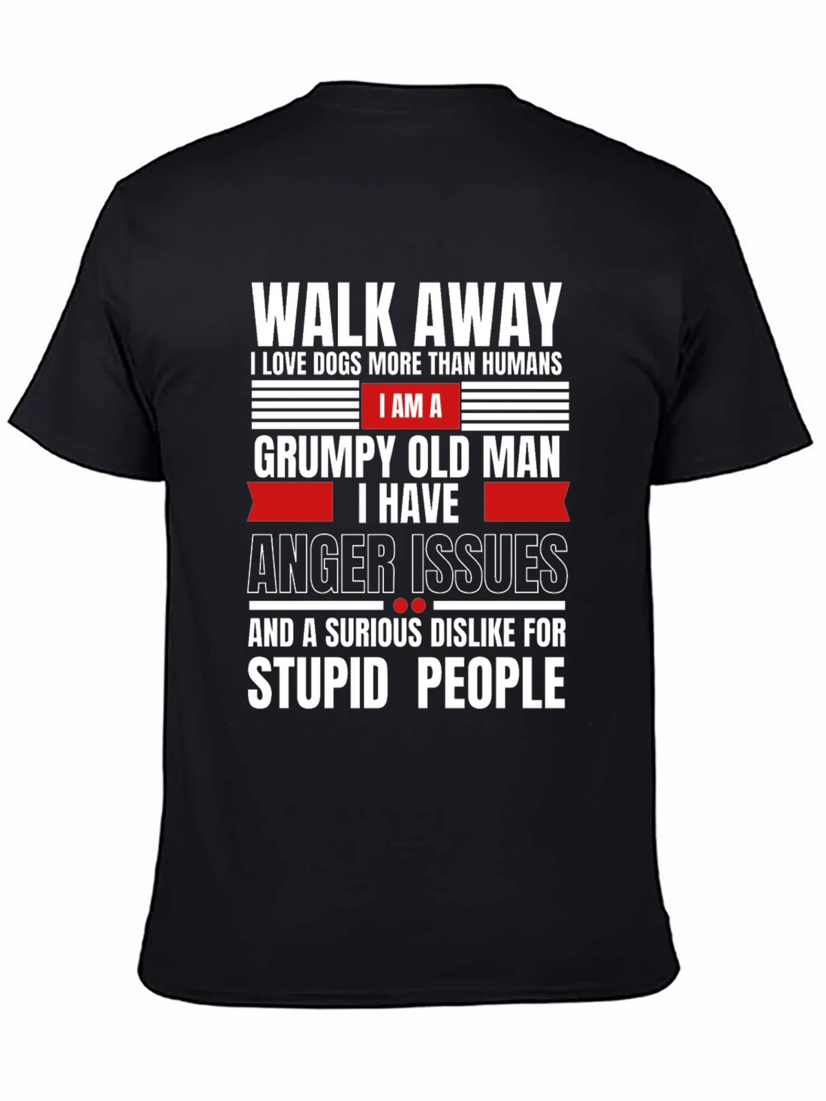 Grumpy Old Man Dog Lover T-Shirt product image 3