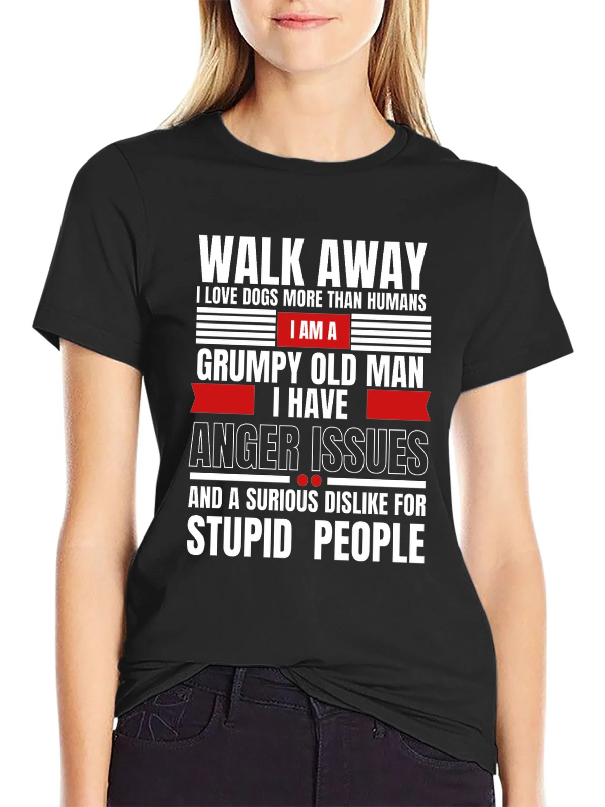 Grumpy Old Man Dog Lover T-Shirt product image 2