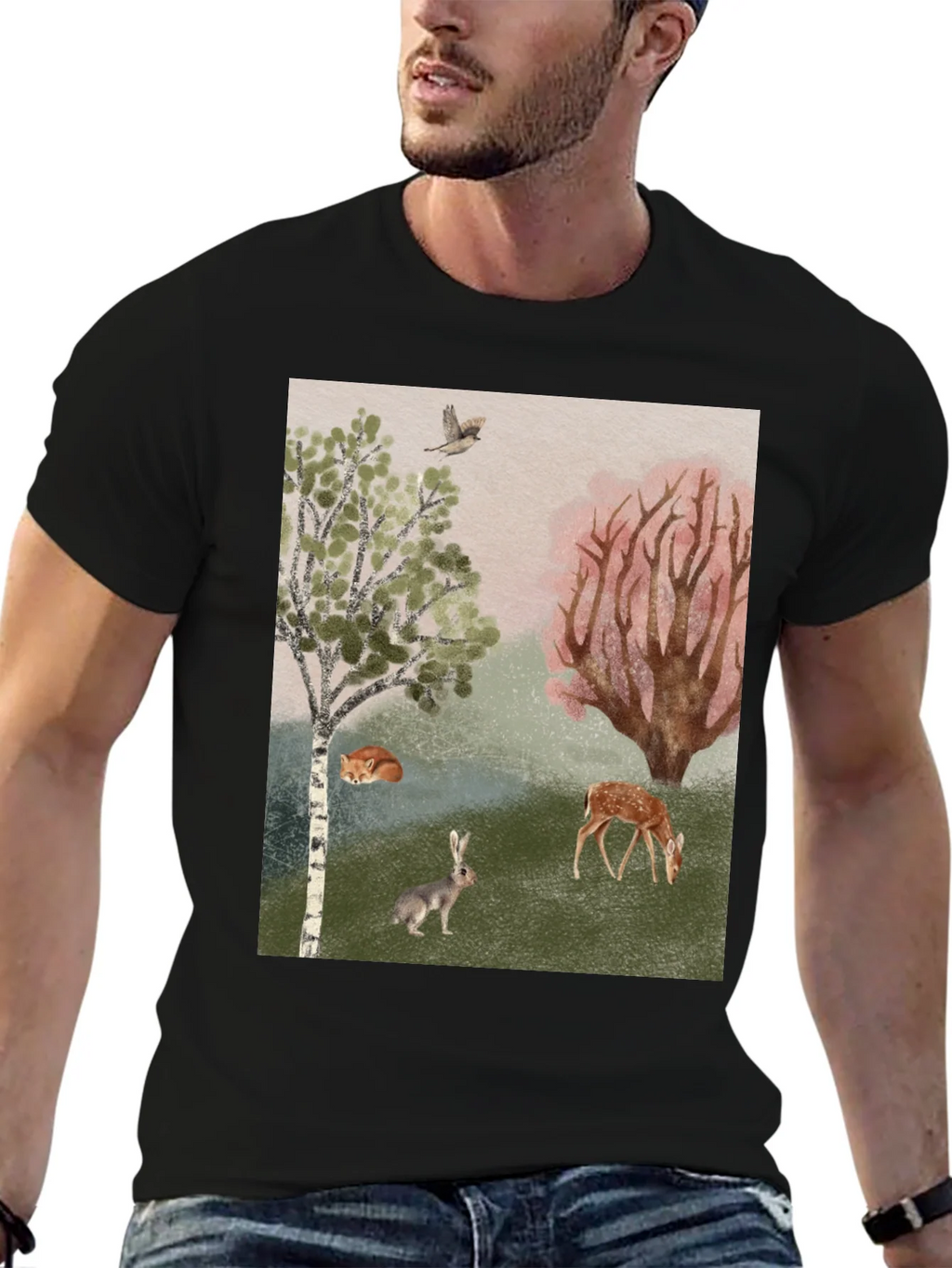 Enchanted Forest Graphic Tee - Nature Lover Shirt product image 6