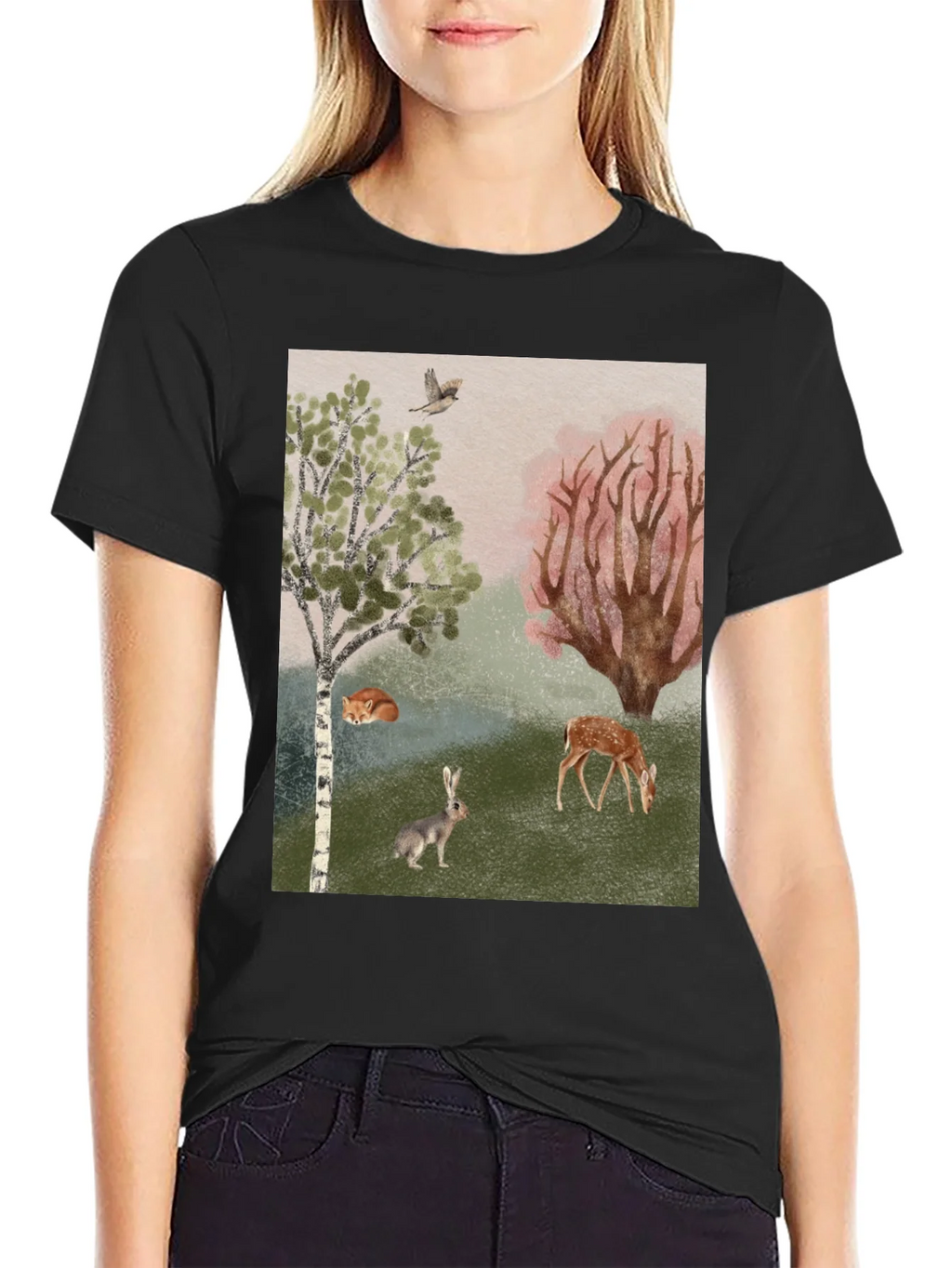 Enchanted Forest Graphic Tee - Nature Lover Shirt product image 2