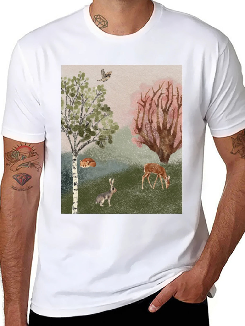 Enchanted Forest Graphic Tee - Nature Lover Shirt product image 7